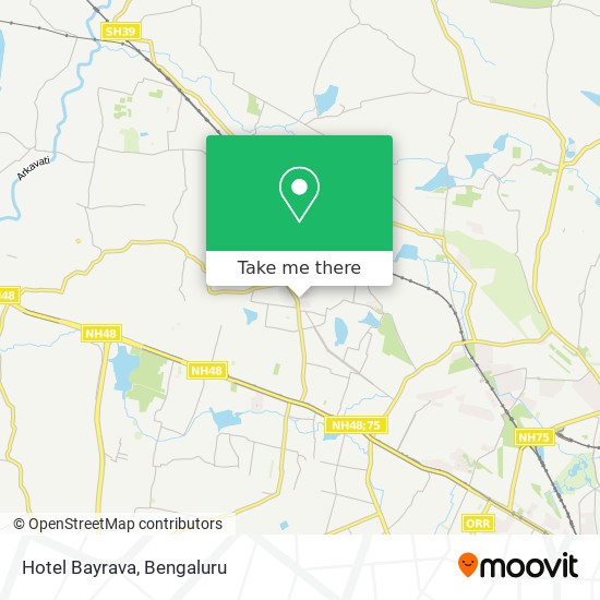 Hotel Bayrava map