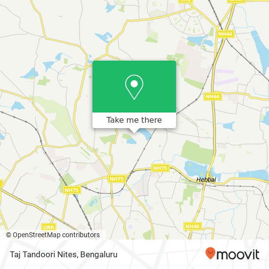 Taj Tandoori Nites, Main Road Bengaluru 560097 KA map