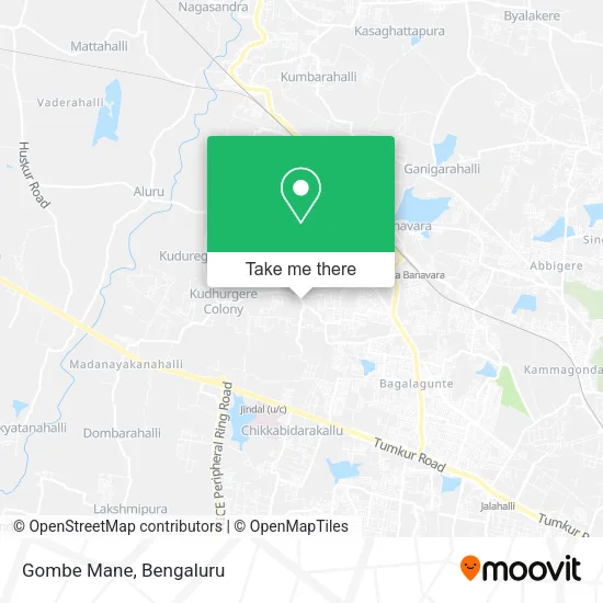 Gombe Mane map