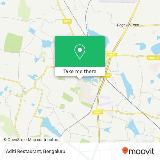 Aditi Restaurant, Allalasandra Main Road Bengaluru 560064 KA map