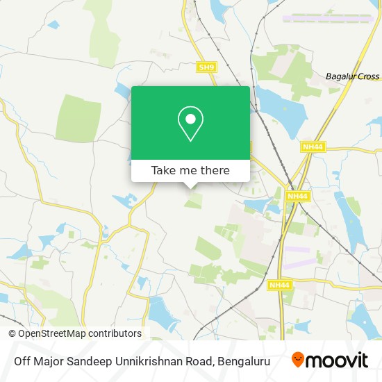 Off Major Sandeep Unnikrishnan Road map