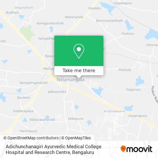 Adichunchanagiri Ayurvedic Medical College Hospital and Research Centre map