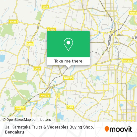 Jai Karnataka Fruits & Vegetables Buying Shop map