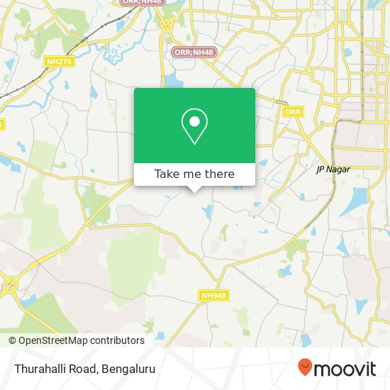 Thurahalli Road map