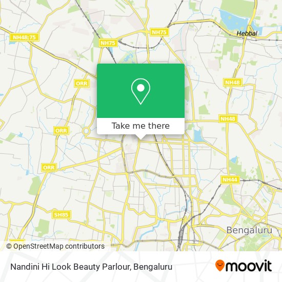 Nandini Hi Look Beauty Parlour map