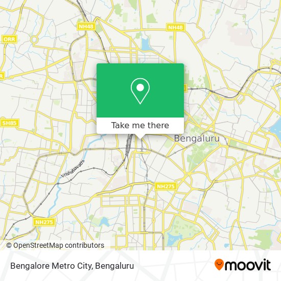 Bengalore Metro City map