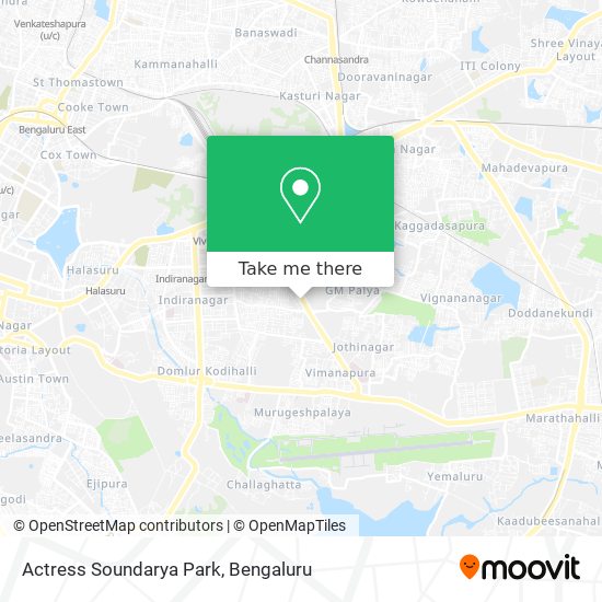 Actress Soundarya Park map