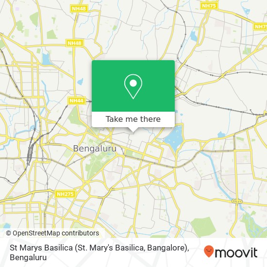 St Marys Basilica (St. Mary's Basilica, Bangalore) map