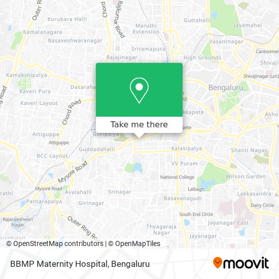 BBMP Maternity Hospital map