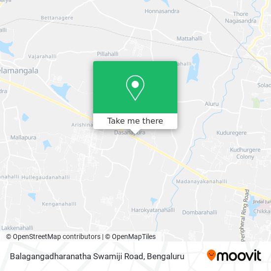 Balagangadharanatha Swamiji Road map