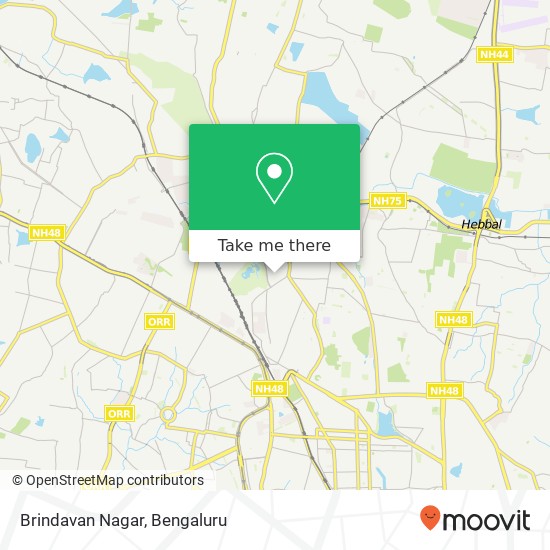 Brindavan Nagar map
