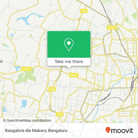 Bangalore die Makers map