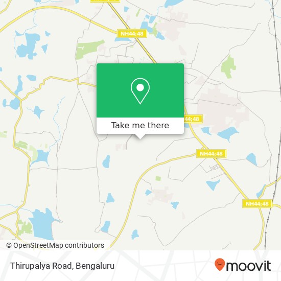 Thirupalya Road map