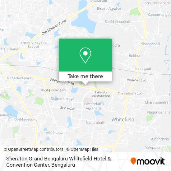 Sheraton Grand Bengaluru Whitefield Hotel & Convention Center map