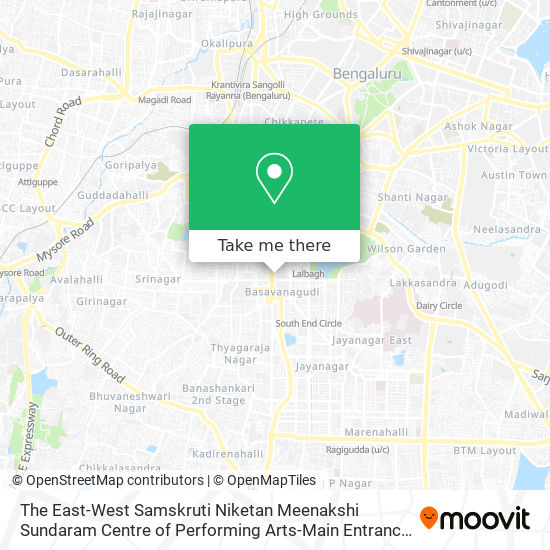 The East-West Samskruti Niketan Meenakshi Sundaram Centre of Performing Arts-Main Entrance map