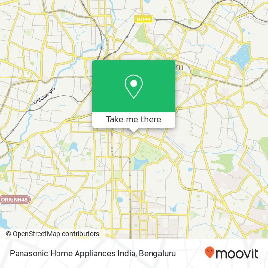 Panasonic Home Appliances India map