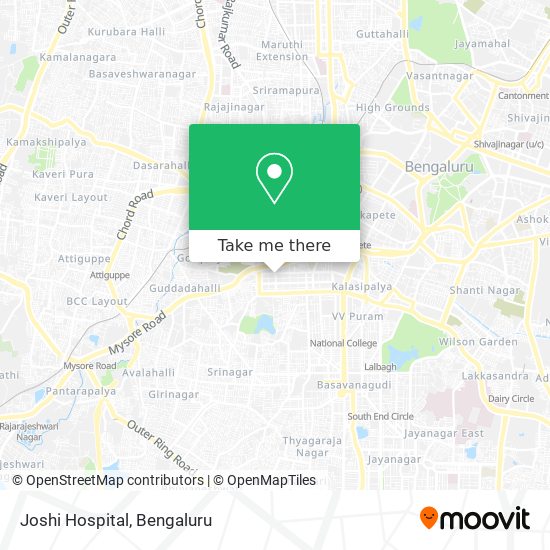 Joshi Hospital map