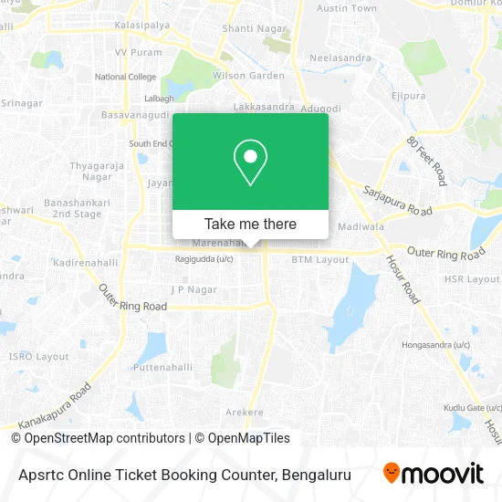 Apsrtc Online Ticket Booking Counter map