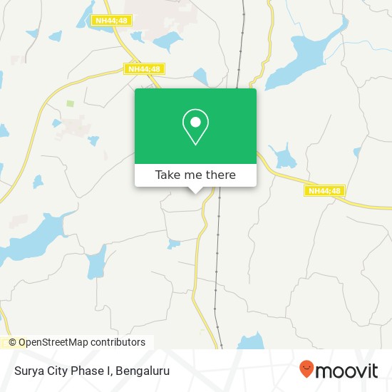 Surya City Phase I map