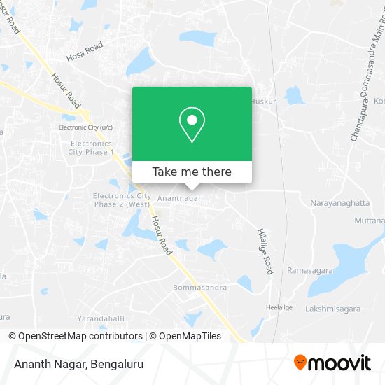 Ananth Nagar map