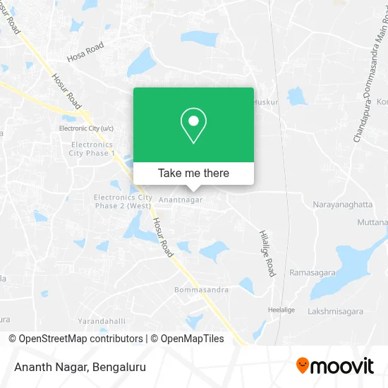 Ananth Nagar map