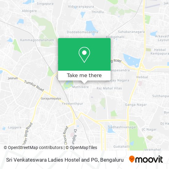 Sri Venkateswara Ladies Hostel and PG map