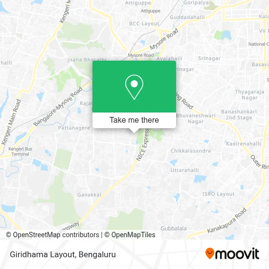 Giridhama Layout map