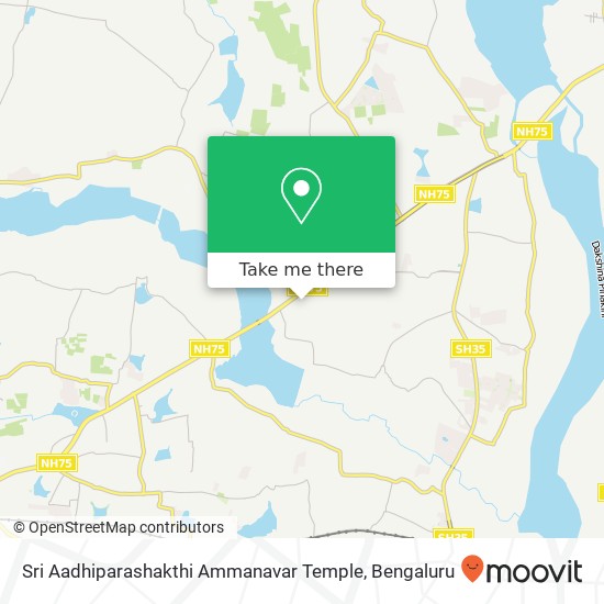 Sri Aadhiparashakthi Ammanavar Temple map