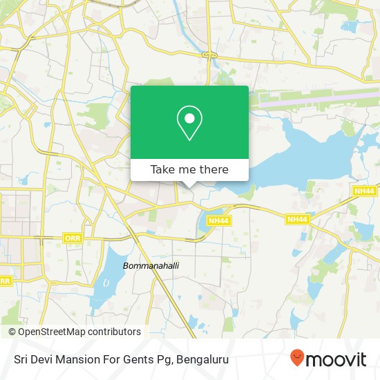 Sri Devi Mansion For Gents Pg map