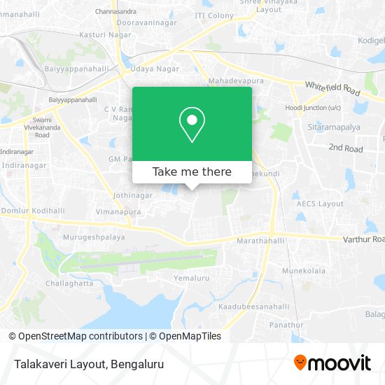 Talakaveri Layout map