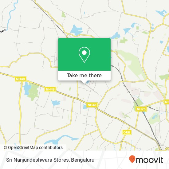 Sri Nanjundeshwara Stores map