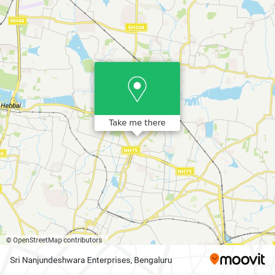 Sri Nanjundeshwara Enterprises map