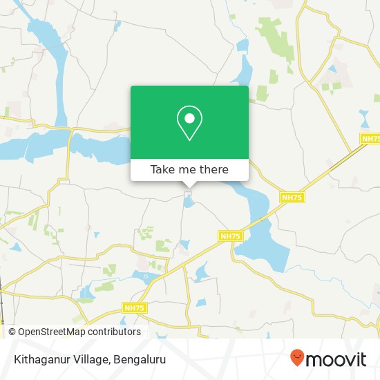 Kithaganur Village map