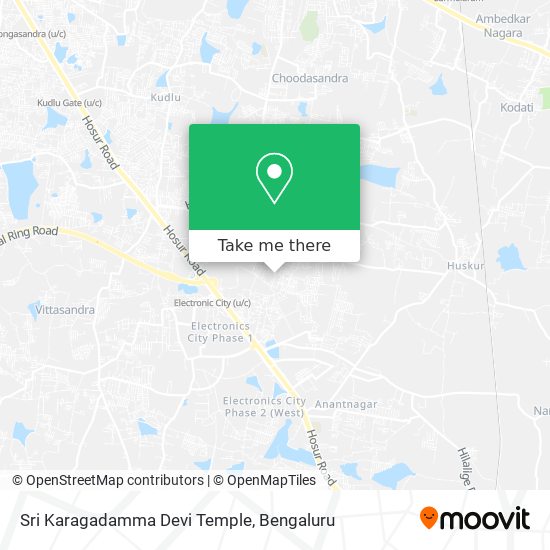 Sri Karagadamma Devi Temple map