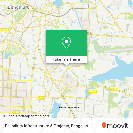 Palladium Infrastructure & Projects map
