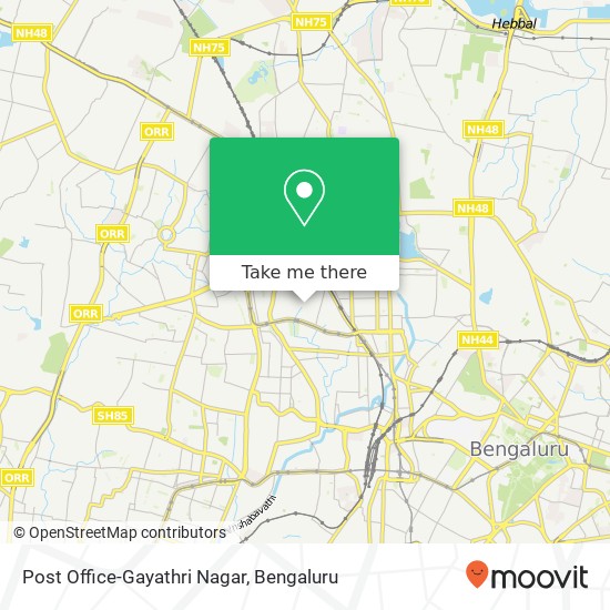 Post Office-Gayathri Nagar map