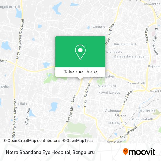 Netra Spandana Eye Hospital map