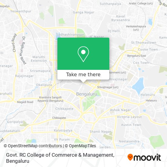 Govt. RC College of Commerce & Management map