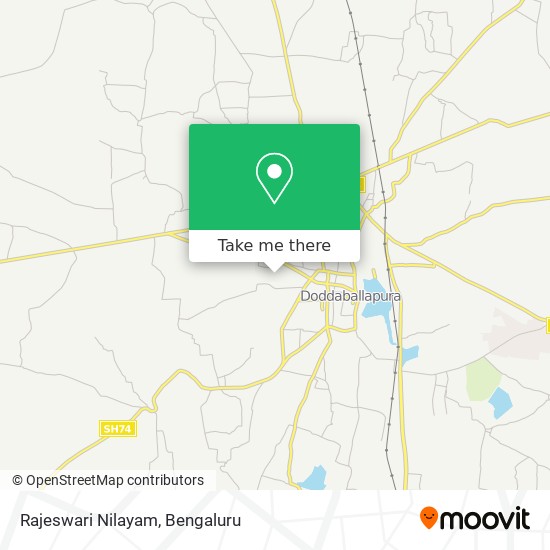 Rajeswari Nilayam map