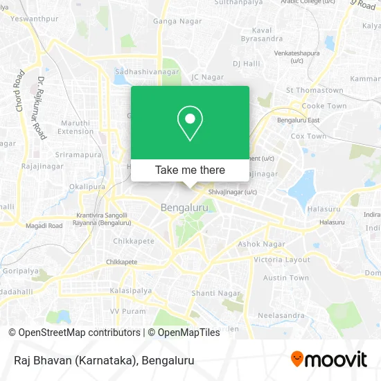 Raj Bhavan (Karnataka) map