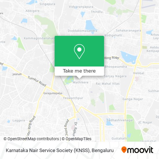 Karnataka Nair Service Society (KNSS) map