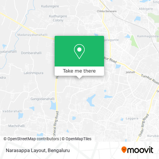 Narasappa Layout map