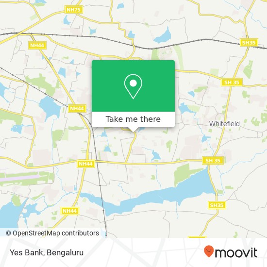 Yes Bank map