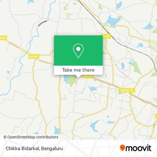 Chikka Bidarkal map
