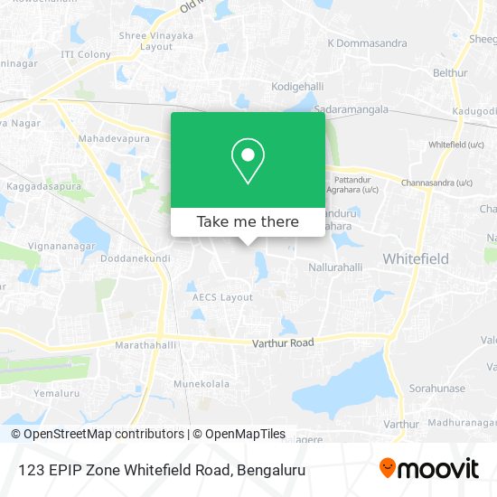 123 EPIP Zone Whitefield Road map