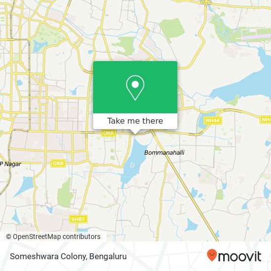 Someshwara Colony map