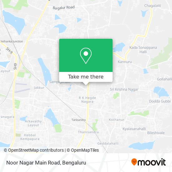 Noor Nagar Main Road map