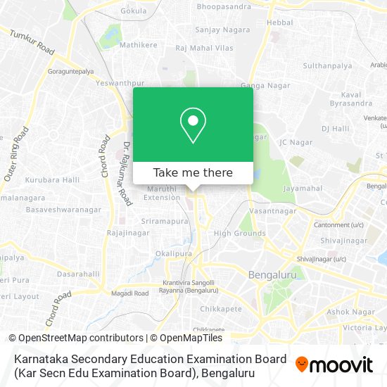 Karnataka Secondary Education Examination Board (Kar Secn Edu Examination Board) map