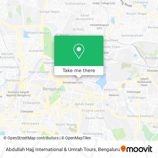 Abdullah Hajj International & Umrah Tours map