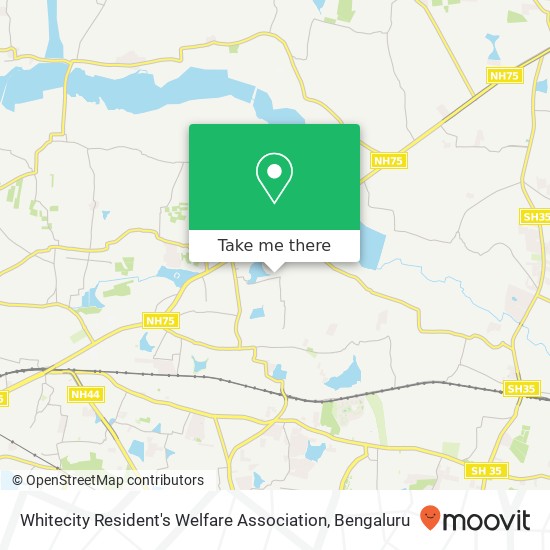 Whitecity Resident's Welfare Association map